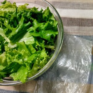 簡単野菜の水切り方法